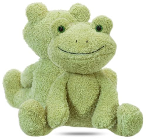 EPXOIQC Frosch Kuscheltier Kinder,Frosch Kuscheltier Plüsch, Frog Plush Toy,Frosch Weiche Und Komfortable Kuscheltier Frosch Plüschpuppe-25cm