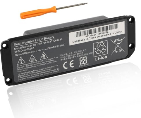 LUSONBAY 061384 Speaker Battery Replacement for Bose Soundlink Mini One/SoundLink Mini Bluetooth Speaker One 061386 061385 7.4V 2230mAh/17Wh