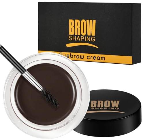 LOPHE Pommade à Sourcils Haute Pigmentation, Fixateur Sourcils Longue Tenue, Gel Maquillage Résistant à l'Eau, Comprend Une Brosse à Sourcils pour Créer Une Forme Naturelle et Raffinée, 4.5g, #04