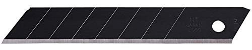 NT Cutter Lames noires ultra tranchantes de 18 mm, 10 lames/paquet, 1 paquet (BL13P), 58 degrés