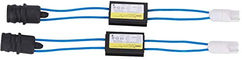 Duokon LED-Decoder ABS-Material 2PCS T10 LED-Warnunterdrücker-Adapter Scheinwerfer Kein Fehler Gerät Decoder-Widerstand