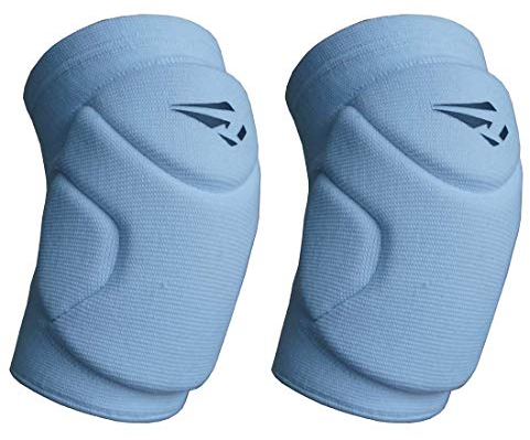 Rodilleras de baloncesto Rawxy con cojín de alta absorción de impactos, para adultos, jóvenes, hombres y mujeres, niños y niñas, Middle and Large, Blanco