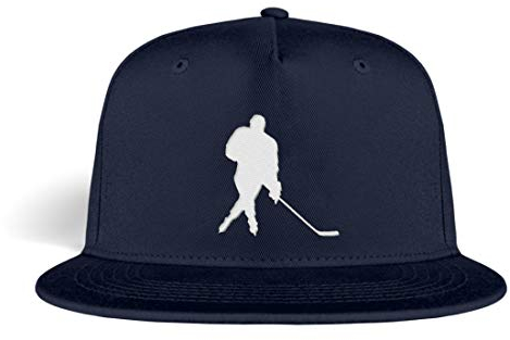 Galeriemode Eishockey Spieler Basecap Snapback - Kappe -Einheitsgröße-Oxford Navy