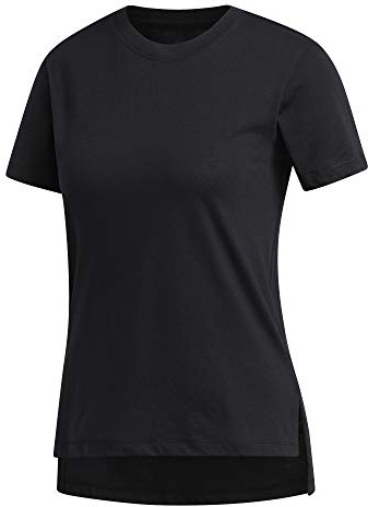 adidas Damen Go-to T-Shirt, Black/White, S
