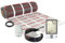 LuxHeat 20 Sqft Mat Kit (120v) Electric Radiant Floor Heating System for Under tile, Stone & Laminate. Includes Self-Adhesive Heat Mat, OJ Microline Programmable Thermostat with GFCI & Cable Monitor