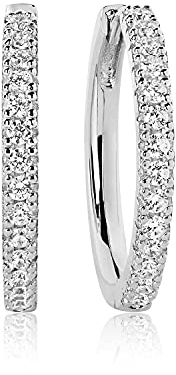 Ohrringe Ellera Weiß Grande Sterlingsilber 925