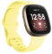 FunBand kompatibel mit Fitbit Versa 3 / Fitbit Versa 4 / Fitbit Sense/Fitbit Sense 2 Armband, Weiche Silikon Sport Ersatzarmband Ersatz Bandfür Fitbit Versa 3 / Versa 4 Smart Watch (1 Packung,Gelb)