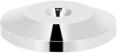 Pieds de Haut-Parleur 8 Pcs Universel Cuivre Haut-Parleur Choc Base Pad Isolation Pieds Tapis Disque De Sol(Argent)