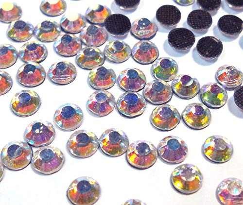Perlin Hotfix SS20 1440 piedras redondas de cristal con parte trasera plana, parte trasera plana, 4,4 ~ 5 mm, 4,4mm ~ 5mm, Cristal