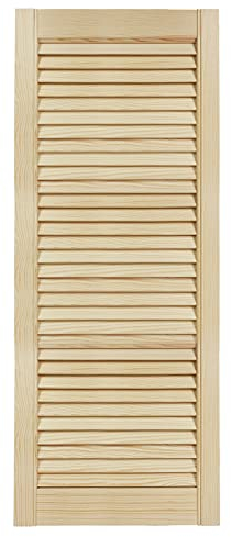 DecoMeister Mobili Porta Lamella Porte Pino Mobili Anteriore Pino Non Trattato Armadio Porta Armadio Aperto Lamelle 394x993 mm Singolo legno massiccio a venatura naturale