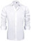 J.VER Herren Hemd Regular Fit Langarm Herrenhemden Freizeithemd Regular Businesshemd Elastiscer Musterhemd,Weiß,M