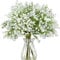 twirush 12Pcs Schleierkraut Künstlich, Gypsophila Künstlich Blumen Wie Echt, Plastik Schleierkraut Kunstblumen Dekor für Hochzeit, Party, Braut, Büro Dekor(Weiß)