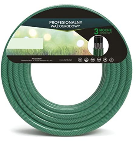 Gartenschlauch Wasserschlauch 1/2 - 1 Zoll 3 lagig Schlauch *Grün (1 (25mm) - 50 m)