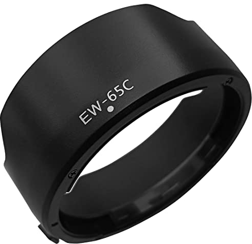 EW-65C Gegenlichtblende Streulichtblende für Canon RF 16mm RF16mm F2.8 STM, Canon EOS R RP R5 R6,43mm Sonnenblende