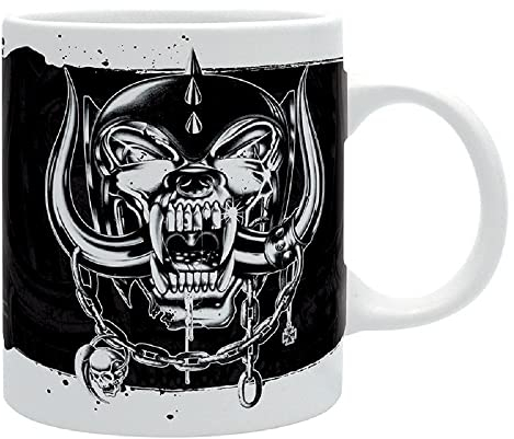 Abysse Motörhead England Warpig Logo Coffee Mug, 320 ml, Ceramic, Mug, Gift Box