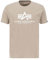 Alpha Industries Herren Camiseta Basic para Hombre Kurzarm Shirt, Vintage Sand,