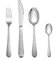 Herogo Cutlery Set, 32 Pieces Cutlery Set for 8 People, Stainless Steel Flatware Tableware Include Dinner Knife, Dinner Fork, Dinner Spoon, Teaspoon, Mirror Polish & Hammered Handle, Dishwasher Safe