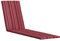 KETTtex EXKLUSIV Auflage Liege Rot gestreift I Gartenliege Polster 200x60x4cm I KTH2 Liegenauflage weich & robust I atmungsaktive Liegestuhl-Auflage I UV-beständiges Liegekissen I Dessin 8881