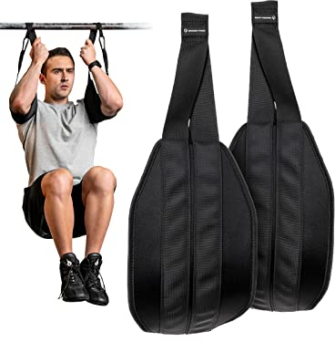 Gradient Fitness Hanging Ab Straps (2 pack), Pull Up Straps, Ab Destroyer, Ab Straps for Pull Up Bar, Ab Sling Straps, Workout Straps