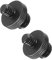 PATIKIL 2Pack Mikrofonstativ Adapter M10 Stecker an 1/4 Stecker Gewinde Stativ Schraube Adapter Doppelseiten Kamera Schraube für Mikrofon Stativständer Schwarz