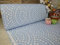 240cm Extrabreit Popeline Baumwolle Stoff Meterware ab 50cm 100% Baumwollstoff Stoffe Bastelstoff ÖKO-TEX Ranforce Kinderstoffe Stoffe Babystoffe Punkte VP0G014 (Punkte Weiß mit Hellblau HG)