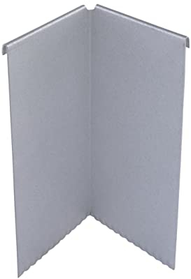 innogard 6018-003 – Eckverbinder Innen-Eck für Rasenkante – Alu-Zink – Beet-Einfassung, Korrosionsschutz, 25 cm Höhe