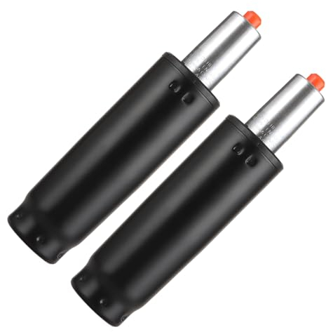 LOLYSIC 2 Stück Gasdruckfeder Bürostuhl Ersatzteile,Länge 240 mm Schwarz,für Bürostuhl Drehstuhl Chefsessel,Schwarz