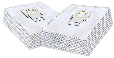Invest - Staubsaugerbeutel Ersatz, Filtertüten Beutel Kompatibel mit Thomas AQUA+: Allergy&Family, Pet&Family, Pet&Family PLUS, MultiClean X10 Parquet, Mokko XT, MultiClean x7 - Weiß, 20 Stück