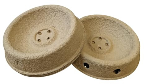 Nistschalen aus Pappe für Tauben und Vögel (10 Stück) | Einweg-Nistschalen – 10er-Probierpack