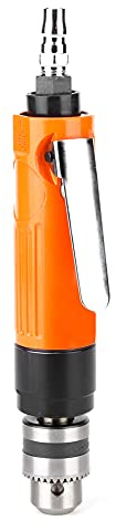 KIMISS 3/8 Zoll Gerade Pneumatische Hochgeschwindigkeits-Bohrmaschine mit 1,5–10 Mm 0,06–0,4 Zoll Bohrfutter