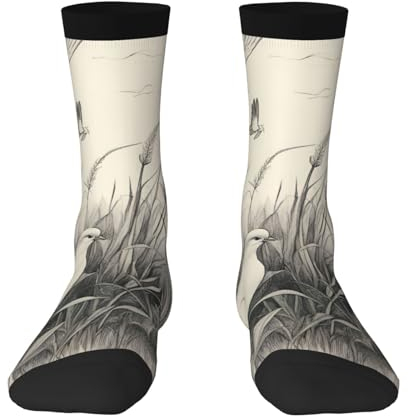 Gras and Dove bequeme Halbwadensocken für Damen und Herren, modische Socken für Erwachsene, verbessern Ihren Stil., Gras und Taube, Einheitsgr��e