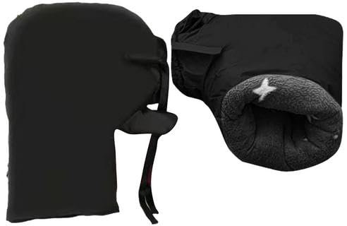 Xistuoz Gants de Moto Hiver, Manchons Scooter Installé sur Guidon pour Protéger du Vent et du Froid en Hiver