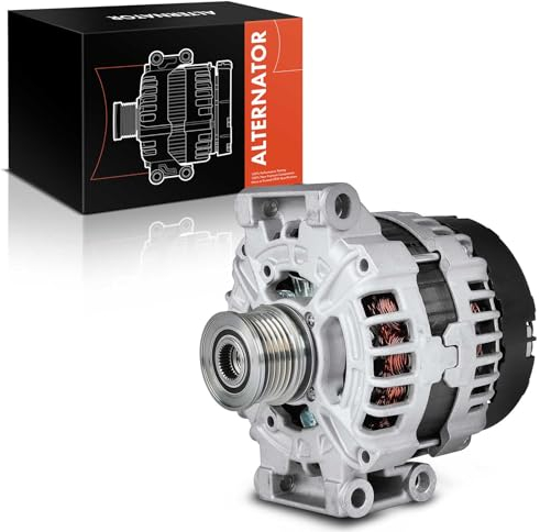 Frankberg Lichtmaschine 12V 150A mit Freilaufriemenscheibe Kompatibel mit M.i.n.i Coo.per R56 1.6L 2006-2013 M.i.n.i Countryman Cooper R60 1.6L 2010-2016 Generator M.i.n.i Coo.per Replace# 0125711011