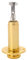 Guitar Output Jack, Metal End Pin 6.35mm 1/4 Output Jack Socket for Acoustic Electric Guitar (Gold)