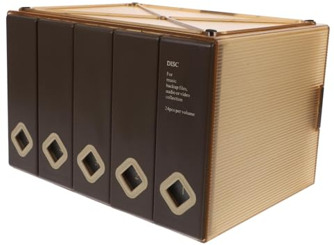 MAGICLULU CD Aufbewahrungstasche mit 120 Fächern Große Aufbewahrungsbox für CDs Kratzfest und Stoßdämpfend für Zuhause und Unterwegs