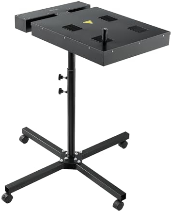 VEVOR Blitztrockner, 45 x 45 cml Blitztrockner für Siebdruck, 0-399 ℃ Temperaturregelung, Hochleistungs-Siebdrucktrockner mit Höhenverstellbarem Ständer, 360°-Drehung, T-Shirt-Härtungsmaschine