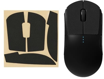 kwmobile Gaming Maus Grip Tape kompatibel mit Logitech G Pro Wireless 1 Maus - Rutschfestes Griffband für PC Maus - Schwarz