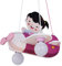 GLOBO LED Flieger Hänge Decken Lampe rosa Kinder Zimmer Beleuchtung Flugzeug Pendel Leuchte pink