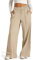 EIRUKON Pantalon Jogging Femme Large Pantalon Sport Baggy Jogging Taille Haute Pantalons Droit Décontracté Pantalons de Training Yoga avec Poches et Taille Élastique,Kaki,XL