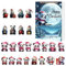 Weihnachten Panda Adventskalender 2024, Niedlicher Panda Weihnachtsbaum Anhänger Countdown Kalender, 2024 Acryl Panda Weihnachtsbaum Ornament Adventskalender, Panda Figur Kalender für Panda Liebhaber