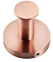 PEKMAR Wandhalterung aus Edelstahl für Garderobe, Kleidung für Badezimmer, schwarzer Wandhaken, Badezimmer, Küche, Edelstahl-Kleiderhaken, Kupfer