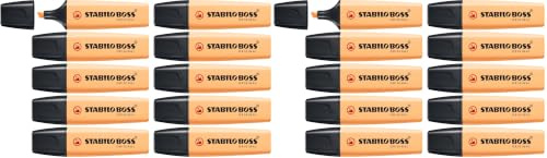 STABILO - Textmarker - BOSS ORIGINAL Pastel - 20er Pack - sanftes Orange