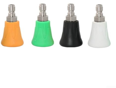 Leistungsstarke und Edelstahl-Hochdruckreiniger-Düse, Spritzschutz-Design (grün)