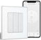 BSEED Smart Zigbee - Interruptor de persiana inteligente empotrable compatible con Alexa/Google Home/Tuya, temporizador de persiana que requiere cable cero y puerta de enlace Zigbee, color blanco