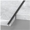 Aluminium Bandes De Transition En Forme De T Pour Sol, Finition De Joint Pour Plancher En Bois(Size:20mm/0.78in,Color:Noir)