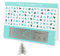 Skulpo Edelstahl Grußkarte - Pop Up Karte Weihnachten - Weihnachtskarten 3D Edelstahl Tannenbaum zum selber basteln - christmas cards Weihnachtskarte 3D Postkarte Weihnachten