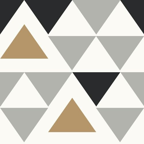 Papier Peint Adhésif, Motif Triangle Géométrique