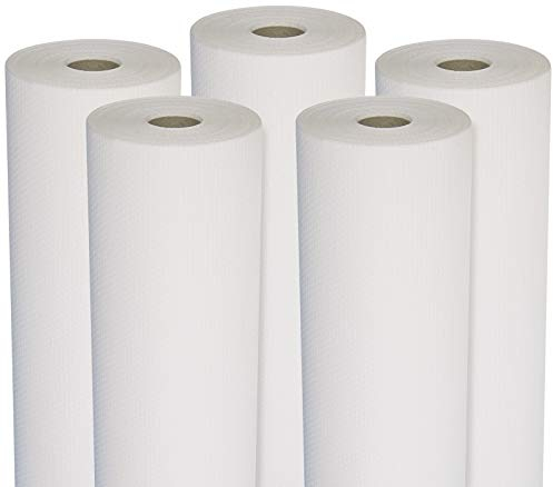 Semin - Toile de Verre pour Murs et Plafonds - Motif Maille - Rouleau de 50 x 1 m (Lot de 5, 250 Mètres)