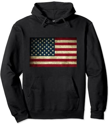 Amerika USA Patriot Freiheit Flagge Stars Stripes Geschenk Pullover Hoodie