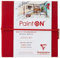 Clairefontaine 975430C - Skizzenbuch mit Fadenbindung, 64 Blatt Zeichenpapier PaintOn weiß, 14x14 cm 250g, Gummizugverschluss, Softcover Rot